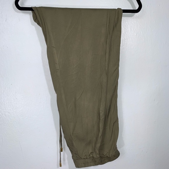 Olive Green Women's Pants - Picture 2 of 8